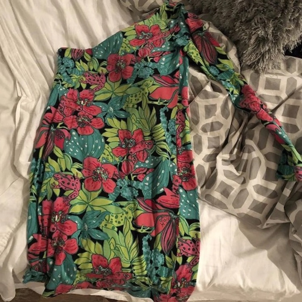 Lilly Pulitzer One Shoulder Dress XS